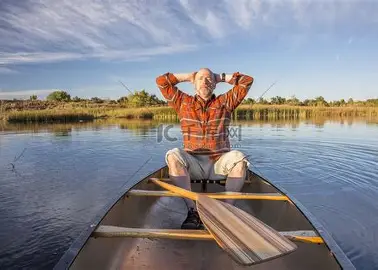 Canoe paddling on PNG coast
